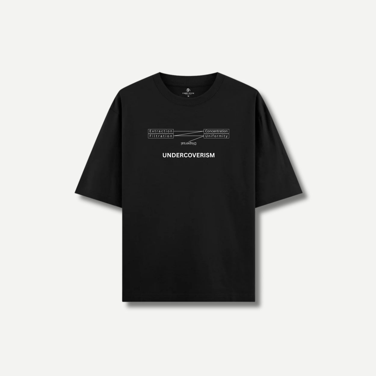 black uncoverism oversize tshirt