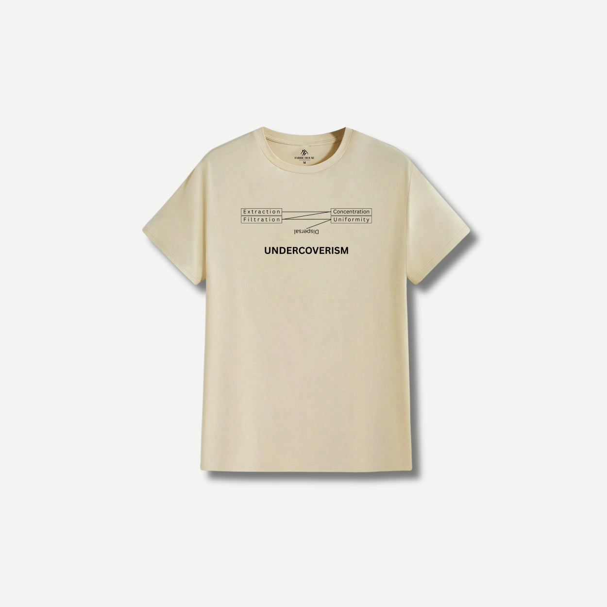 Biege Uncoverism Regular T-shirt