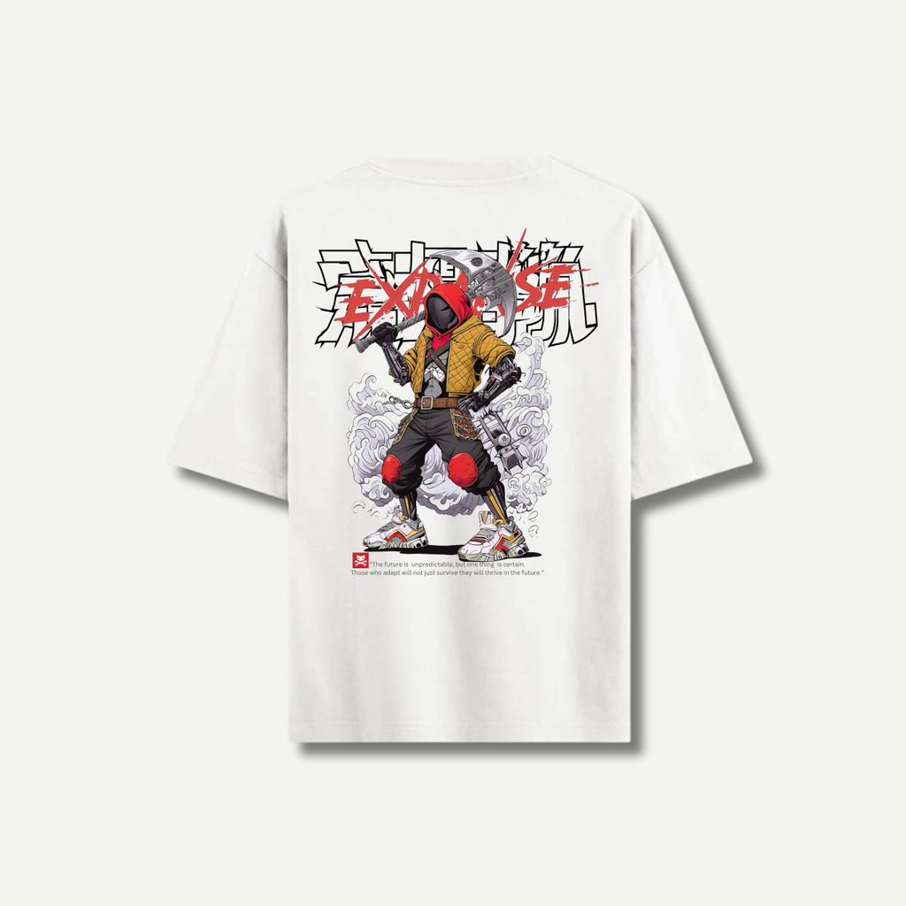تيشيرت Oversize Mecha (Off-White)