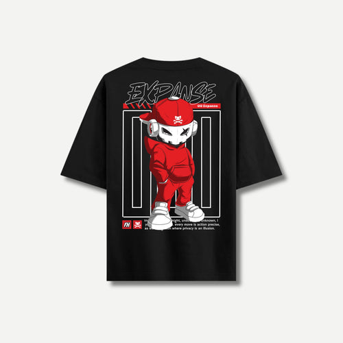 Black gg expanse oversize tshirt