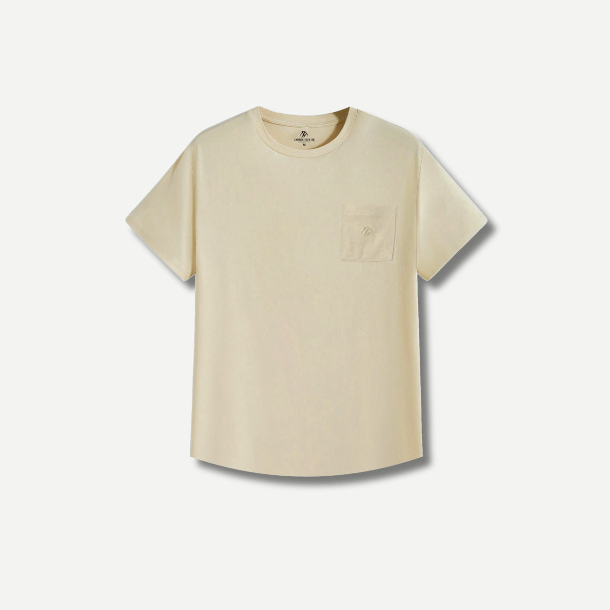 Beige Regular Pocket T-shirt