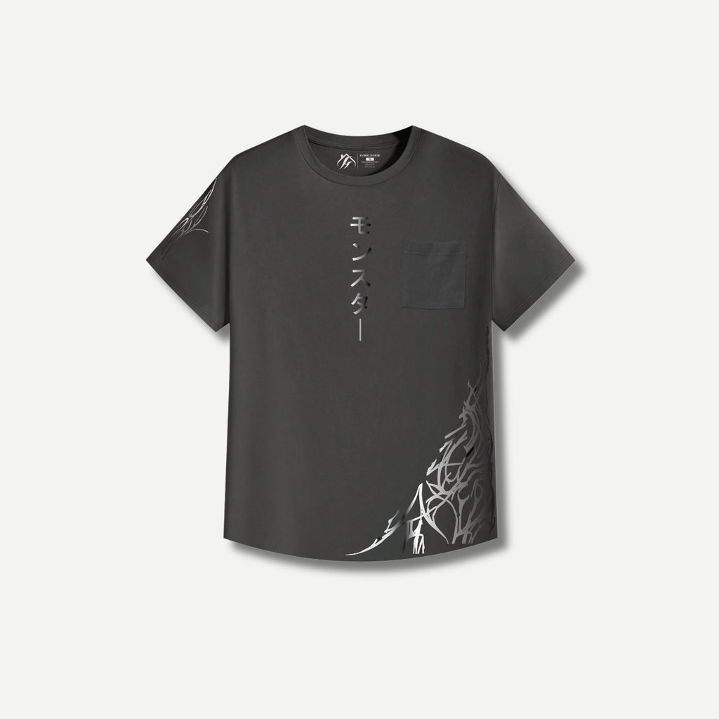 تيشيرت بجيب Regular Dark Ripple