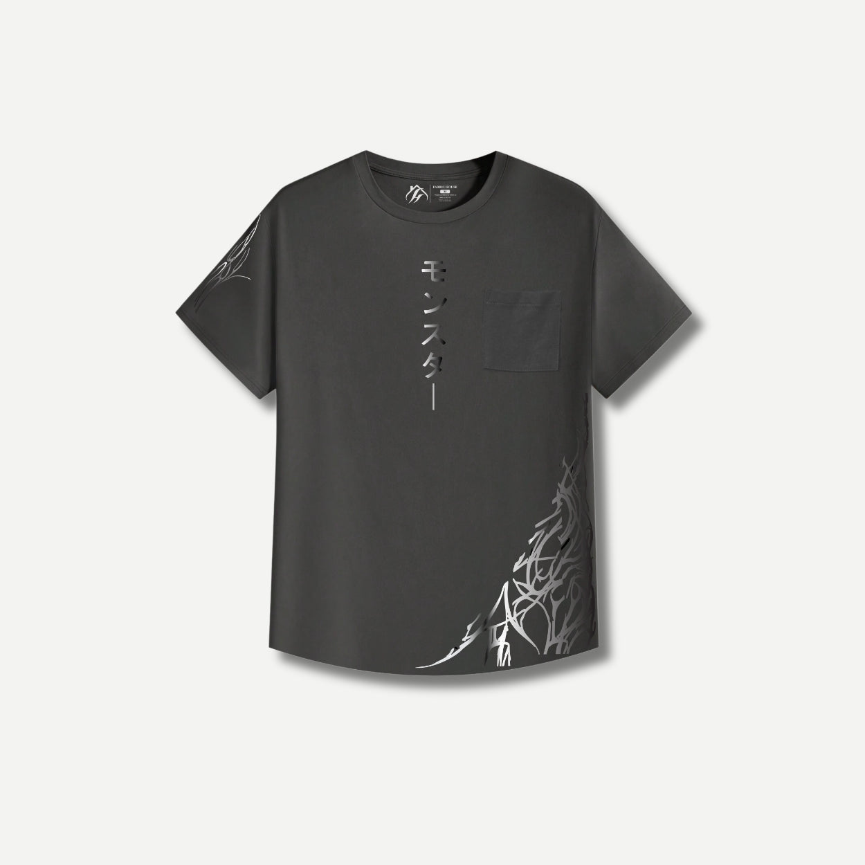 تيشيرت بجيب Regular Dark Ripple
