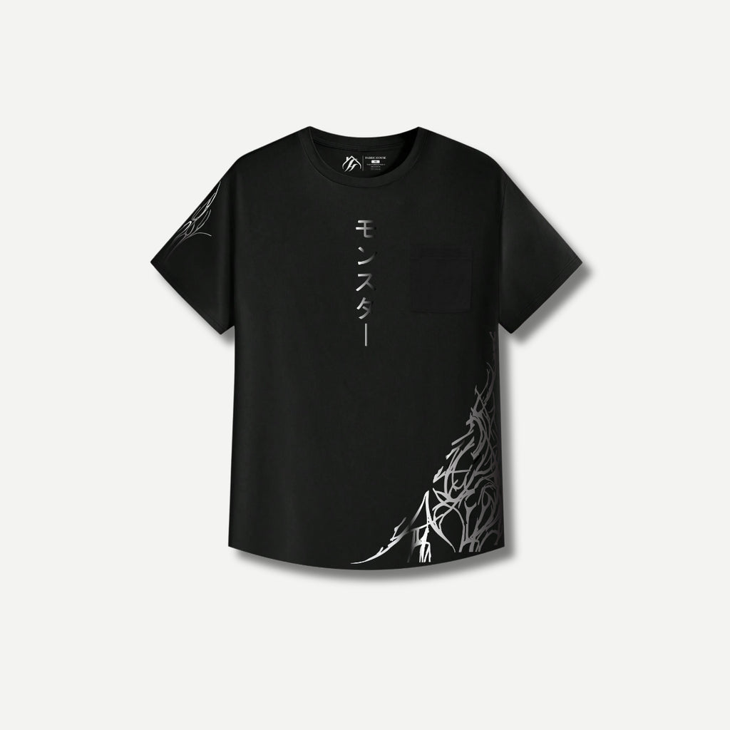 تيشيرت بجيب Regular Dark Ripple