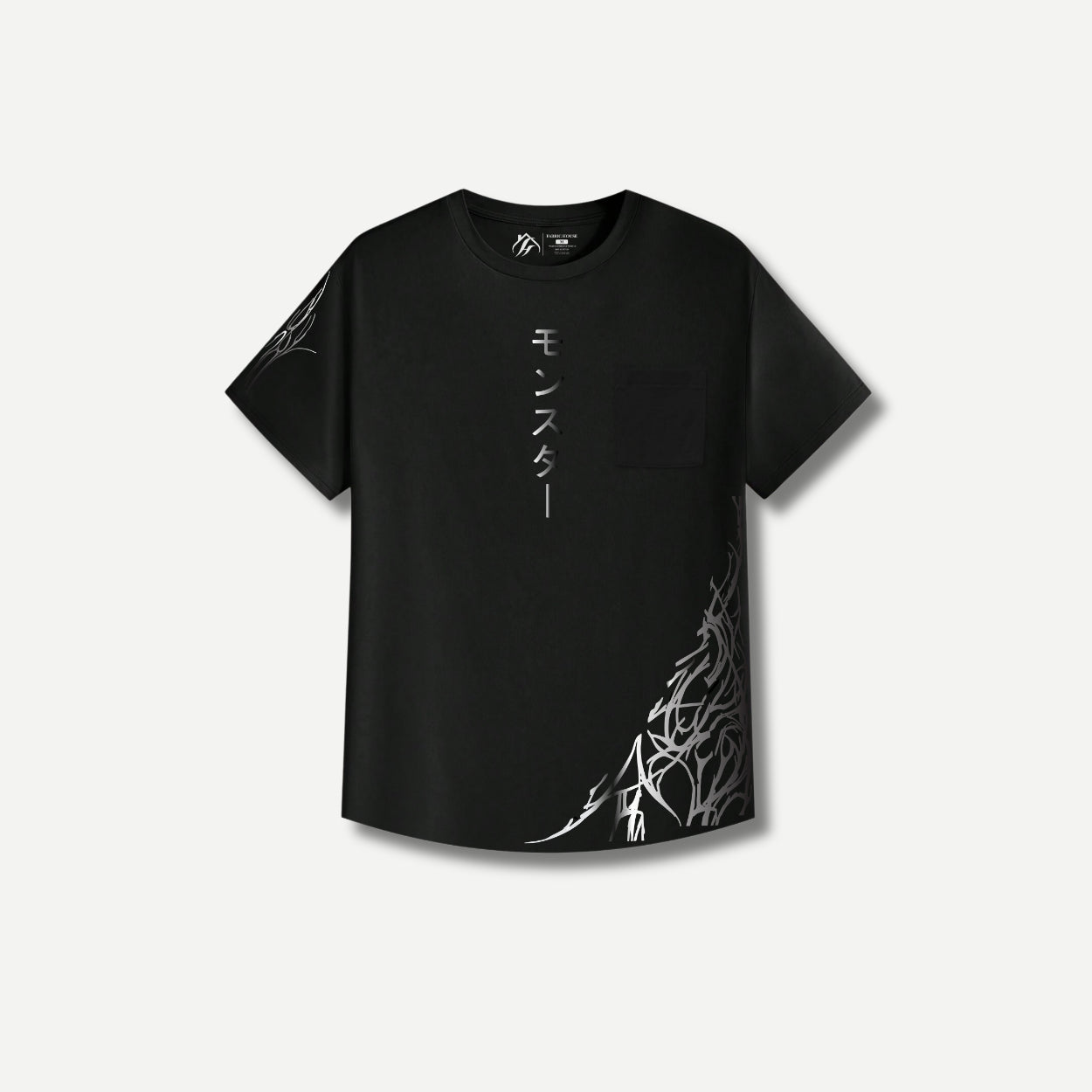 تيشيرت بجيب Regular Dark Ripple
