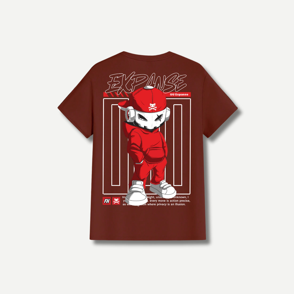 GG Expanse Back Regular Brick Red T-shirt