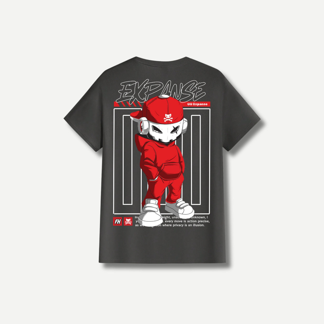 GG Expanse Back Regular Gray T-shirt