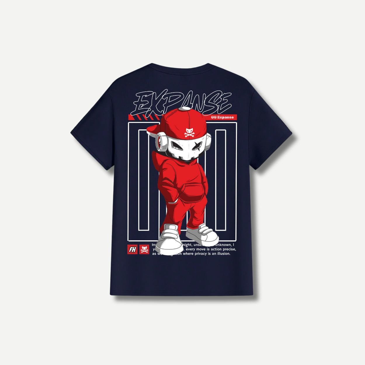 GG Expanse Back Regular Navy T-shirt