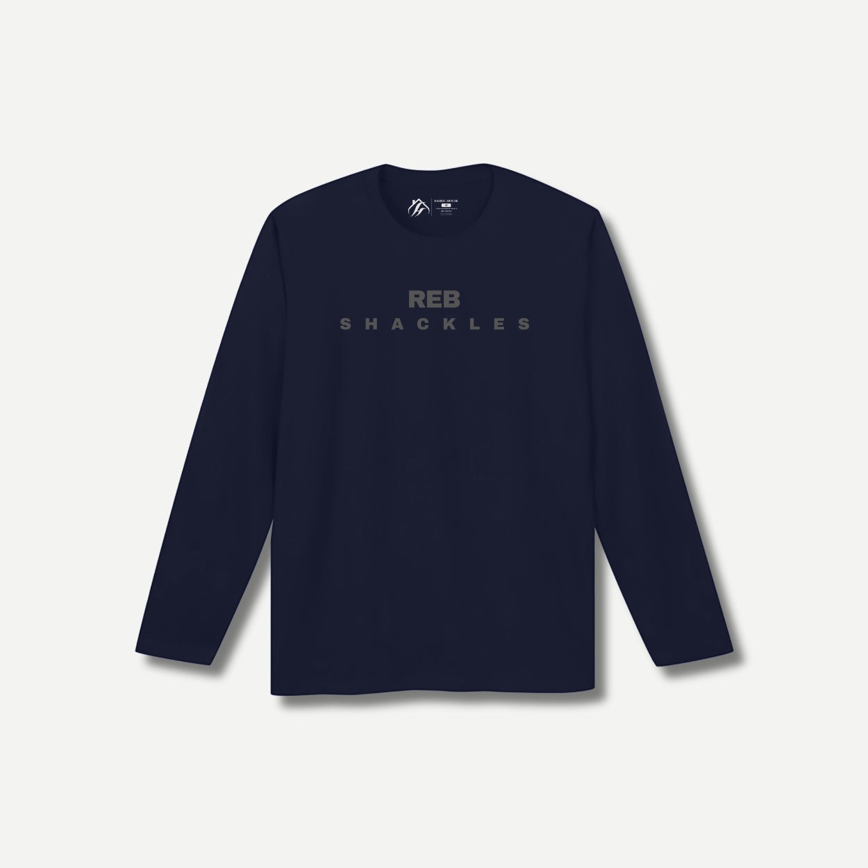 REB Shackles Front Long Sleeve Navy T-shirt